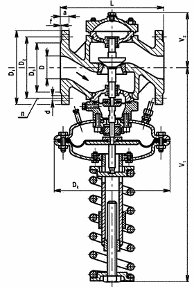 21-162-h-1 Typ 2350 PN16 regulátor výstupního tlaku