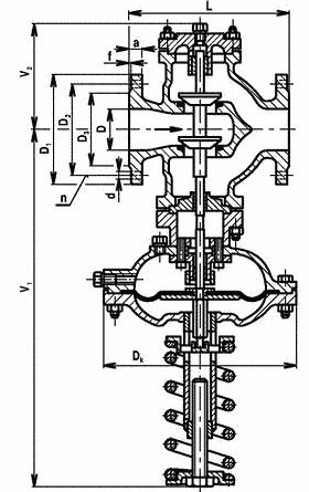 21-241-h-1 Typ 2310 PN40 regulátor výstupního tlaku