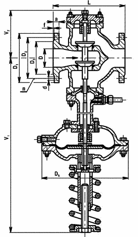 21-261-h-1 Typ 2311 PN40 regulátor výstupního tlaku